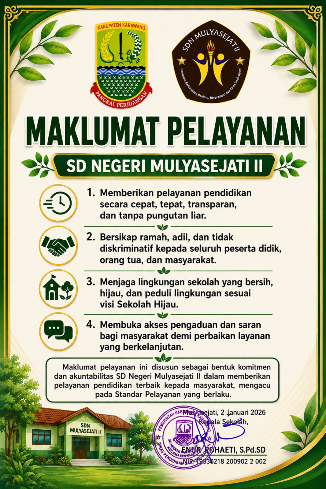 Maklumat Pelayanan